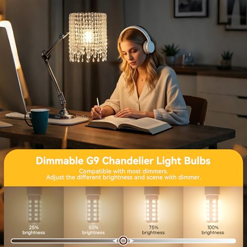 12 Pack Dimmable G9 LED Bulb 3000K (12 Count)