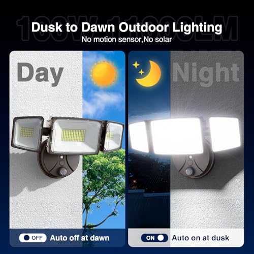 100w Dusk to Dawn Outdoor Lighting