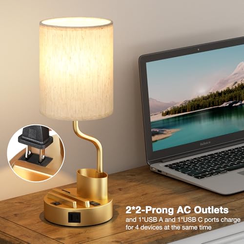 Bedside Lamps for Bedroom Set of 2 (2 Count)