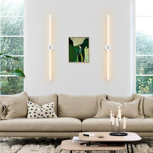 Bathroom Vanity Lights 47" Long LED Vanity Light Bar Chrome