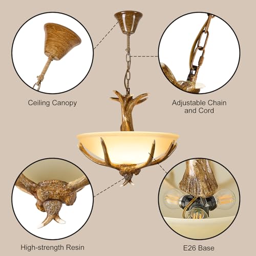 Antler Chandelier 3