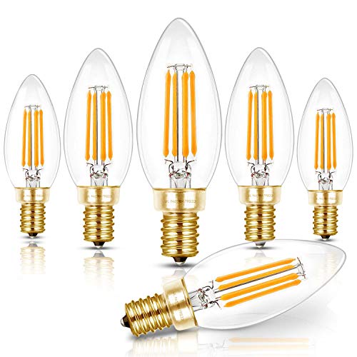 Candelabra Light Bulbs 40W Eq (6 Count)