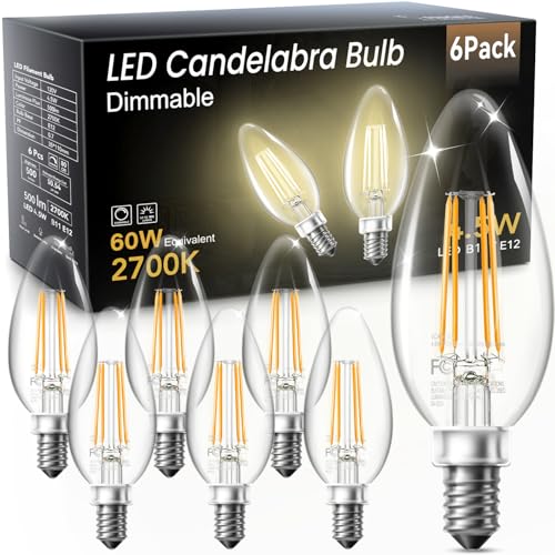 Candelabra LED Bulbs (6 Count)