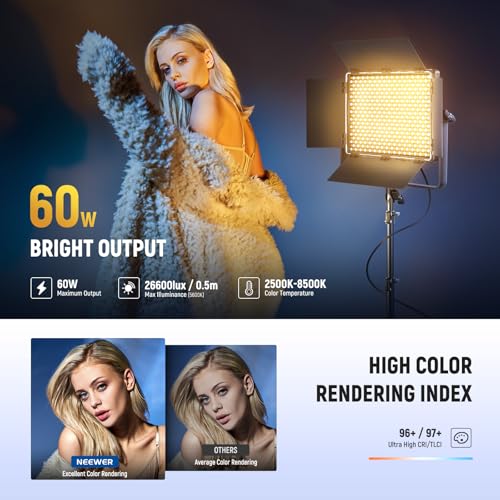 Bi Color LED Panel Video Light APP