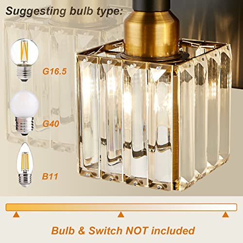 Modern Crystal Bathroom Vanity Light 2