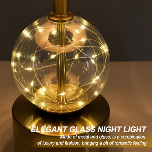 20.5" Small Bedside Table Lamps for Bedroom Nightstands (2 Count)