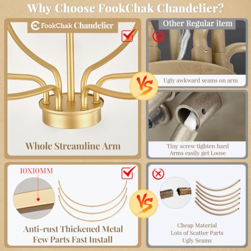 Gold Chandelier