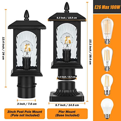 Dusk to Dawn Outdoor Post Lights