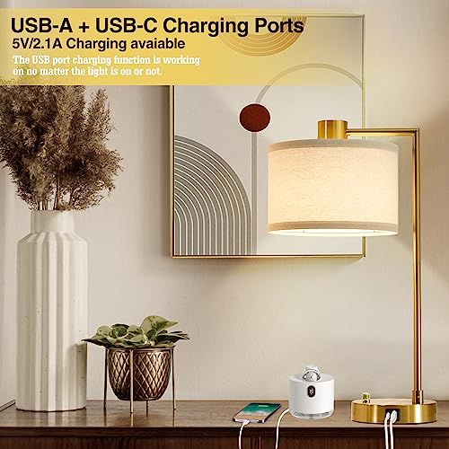 Gold Table Lamp Set of 2 (2 Count)