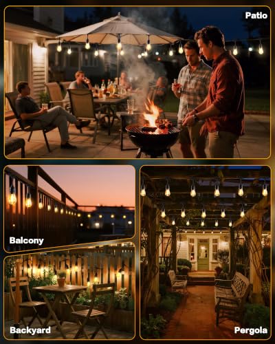 96FT Outdoor String Lights (96 Foot)