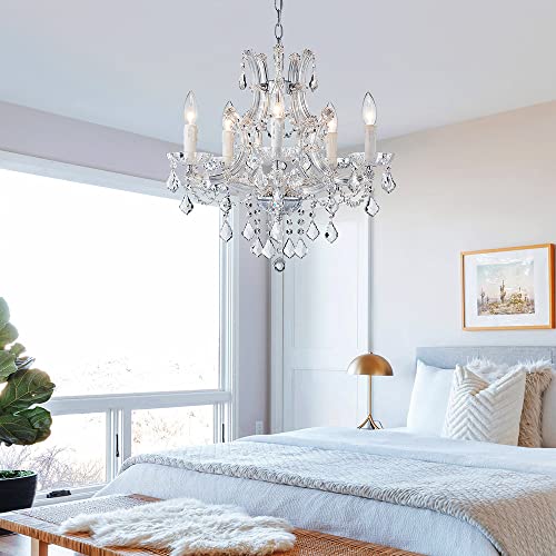Saint Mossi 5 Light Crystal Maria Theresa Chandelier for Dining Room