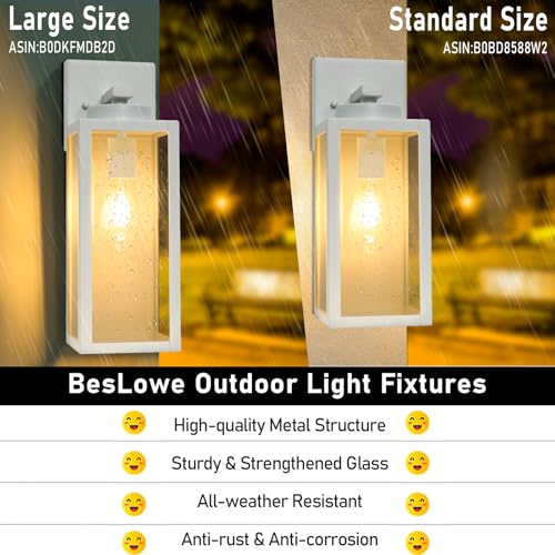 15’’ Large Outdoor Wall Lights (2 Count)