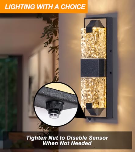 15.3" Dusk to Dawn Outdoor Wall Light