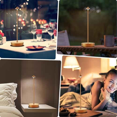 2Pack Rechargeable Cordless Table Lamp (2 Count)