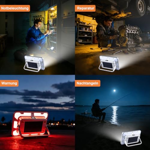 Rechargeable LED Umbrella Light Brightness Working Aluminum for Camping BBQ