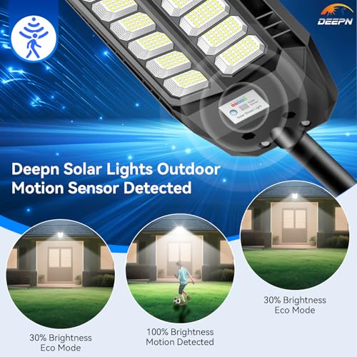 Ultra Bright Solar Lights Outdoor 8000W with Motion Sensor