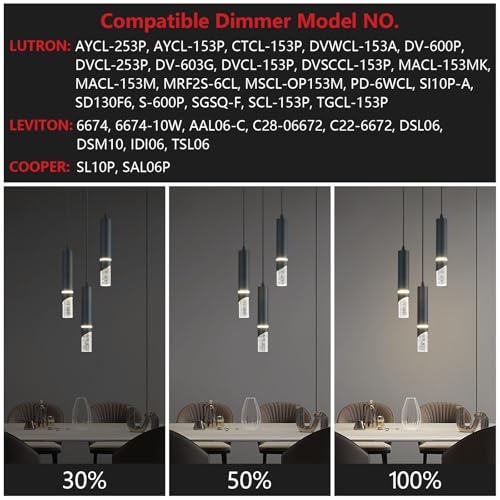Modern Dimmable Led Pendant Lights Kitchen Island