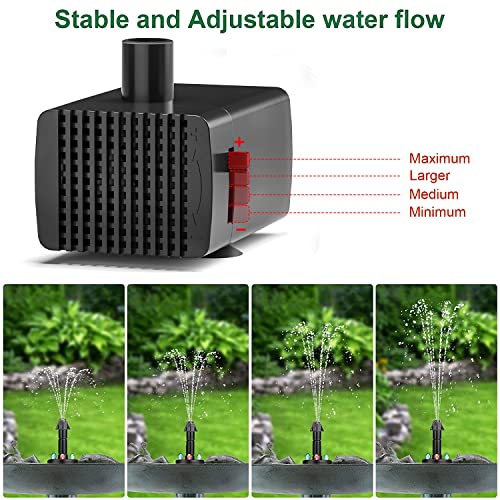24 Hours Working Bird Bath Fountains Electric