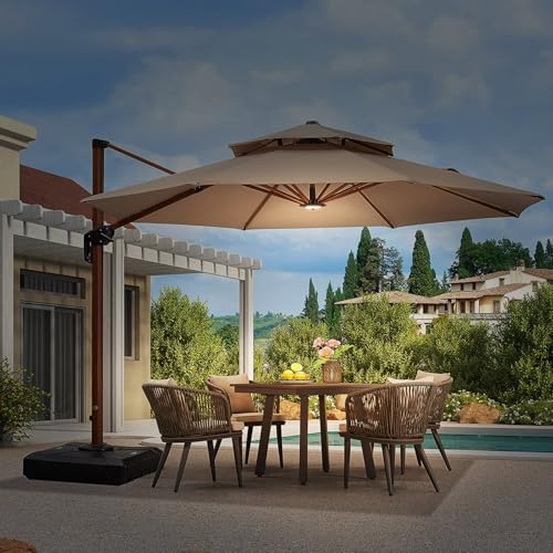 LED Patio Umbrella Lights with Remote