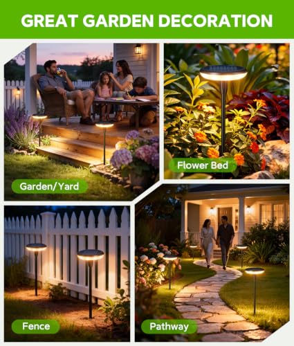 Solar Pathway Lights Outdoor (8 Count)