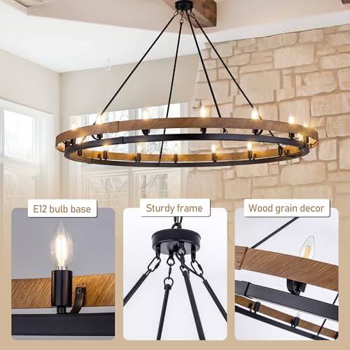 Extra Large Rustic Chandelier