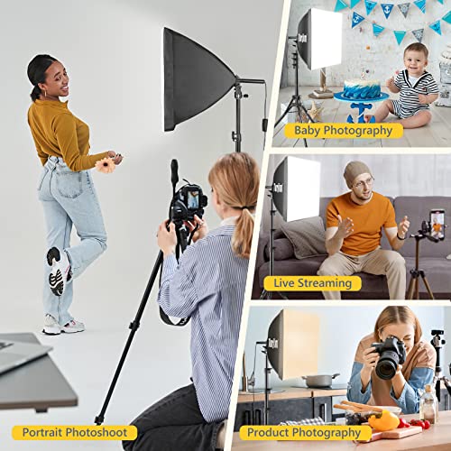 Softbox Photography Lighting Kit