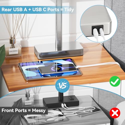 Touch Lamps for Bedroom Set of 2 (2 Count)