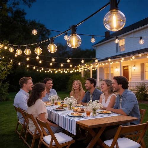 120 FT Outdoor String Lights Waterproof (120 Foot)