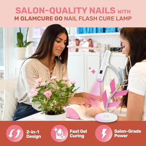 GlamCure GO Nail Flash Cure Lamp