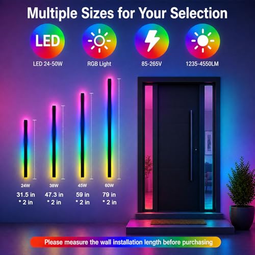Modern Outdoor RGB Wall Lights