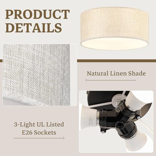 13Inch Modern Semi Flush Mount Ceiling Light