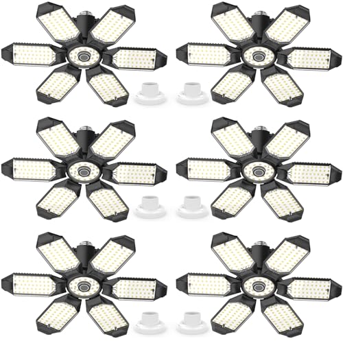Led Garage Lights Bulb 6 Pack 200W Super Bright Ceiling Led Shop Lights (6 Count)
