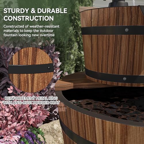 3 Tier Outdoor Water Fountain