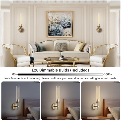 Gold sconces Wall Lighting