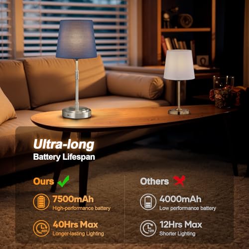 Cordless Table Lamps Set of 2 (2 Count)