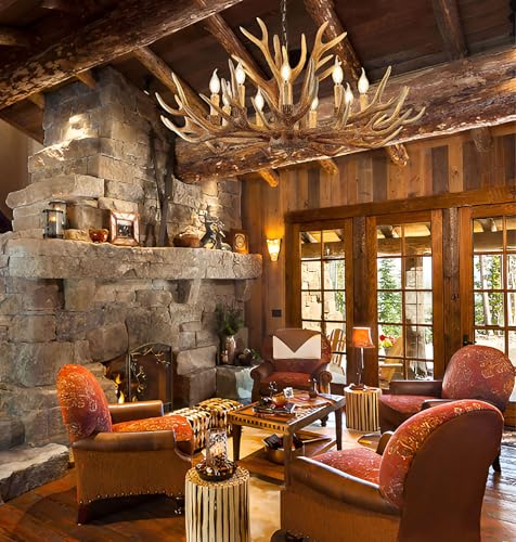 Rustic Antler Chandelier Lighting