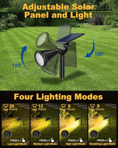 Solar Spot Lights Outdoor (10 Count)