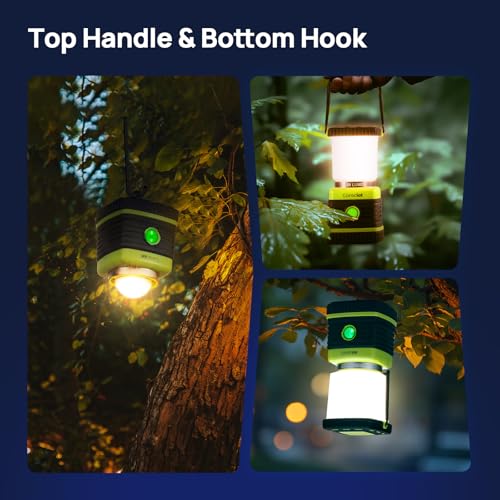 1000LM Battery Powered LED Camping Lantern (2 Count)