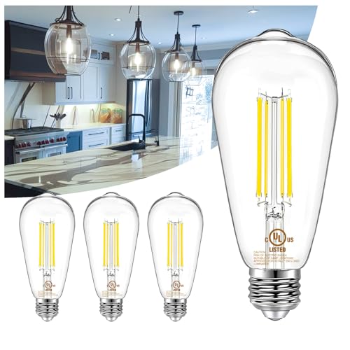 4 Pack Vintage LED Edison Bulbs (4 Count)