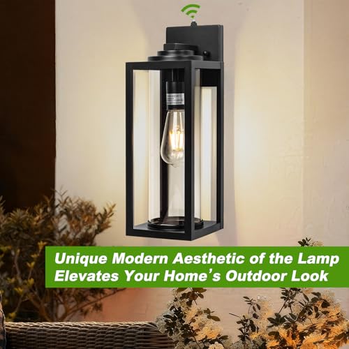 Large Dusk to Dawn Outdoor Wall Lights (2 Count)