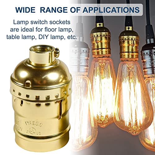 E26 E27 Vintage Light Socket (2 Count)