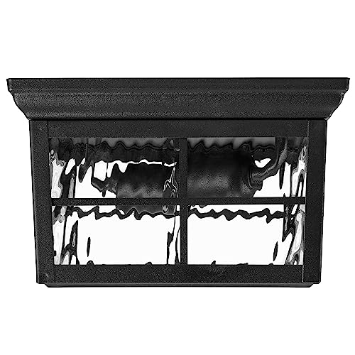Outdoor Flush Mount Ceiling Light Fixture