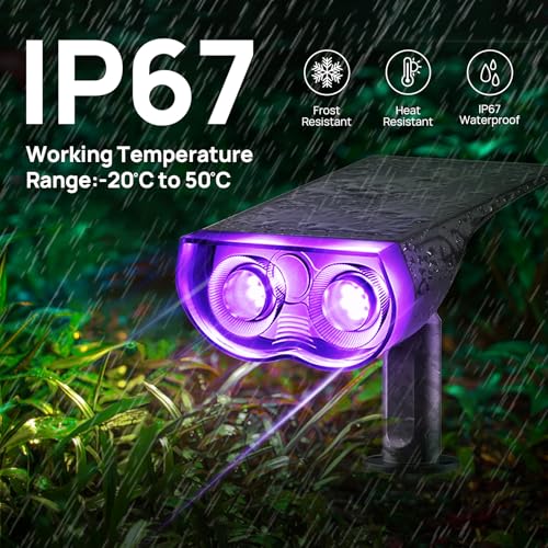 Solar Spot Lights Outdoor (4 Count)