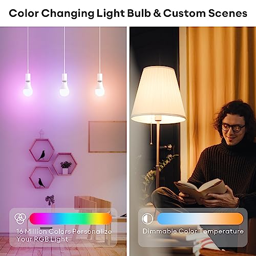 Smart Light Bulb Works with Apple Homekit (4 Count)