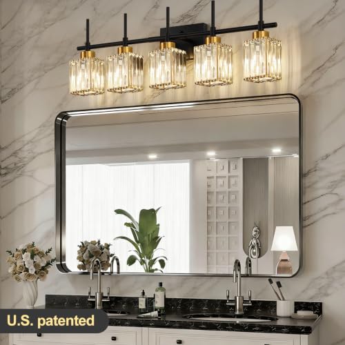 Modern Crystal Bathroom Vanity Light 5