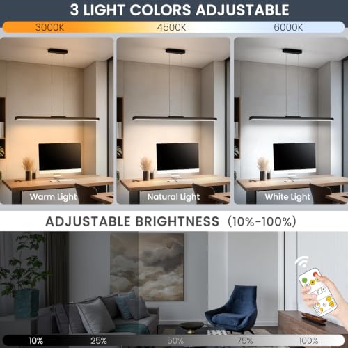 Battery Operated Linear Pendant Light