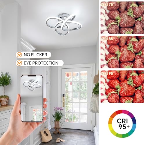 Modern LED Ceiling Light with Remote Control