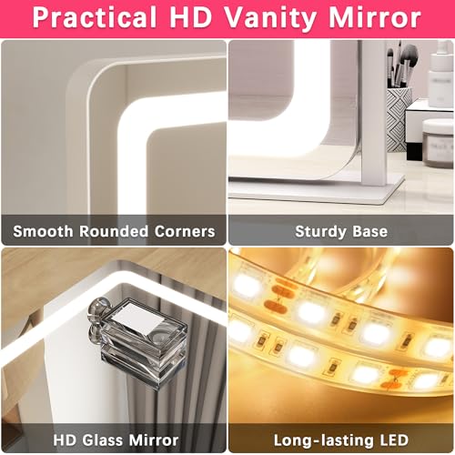 Large Vanity Mirror with Lights