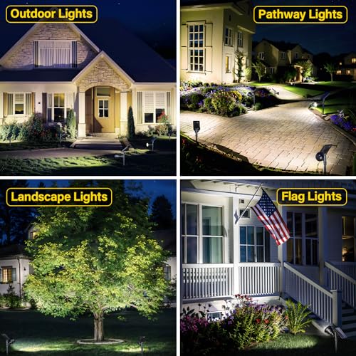 Solar Spot Lights Outdoor (2 Count)