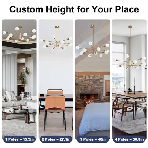 Modern Sputnik Chandeliers Light